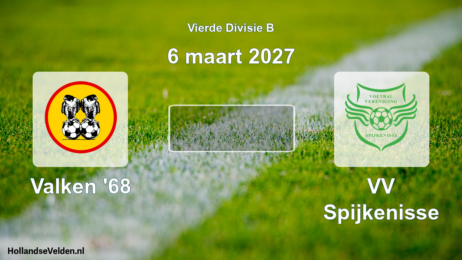 Geplande wedstrijd: Valken '68 - VV Spijkenisse (6 maart 2027)