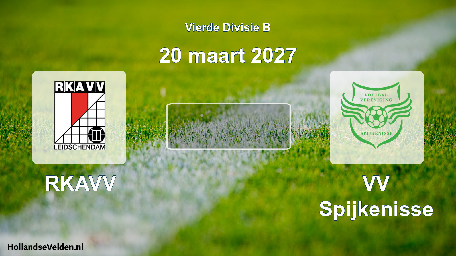 Geplande wedstrijd: RKAVV - VV Spijkenisse (20 maart 2027)