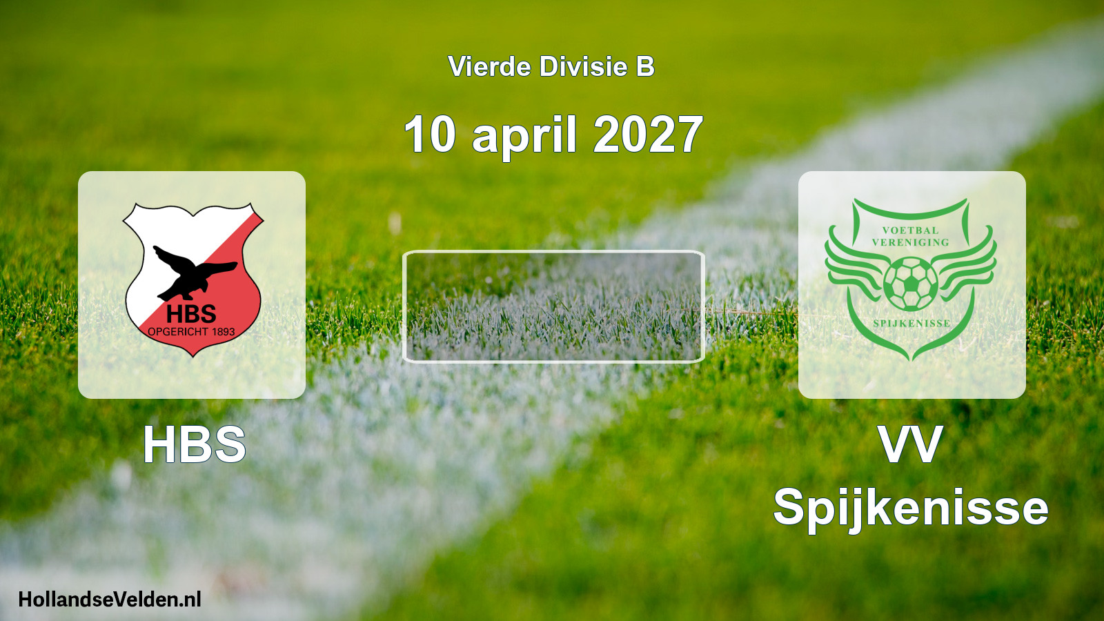 Geplande wedstrijd: HBS - VV Spijkenisse (10 april 2027)