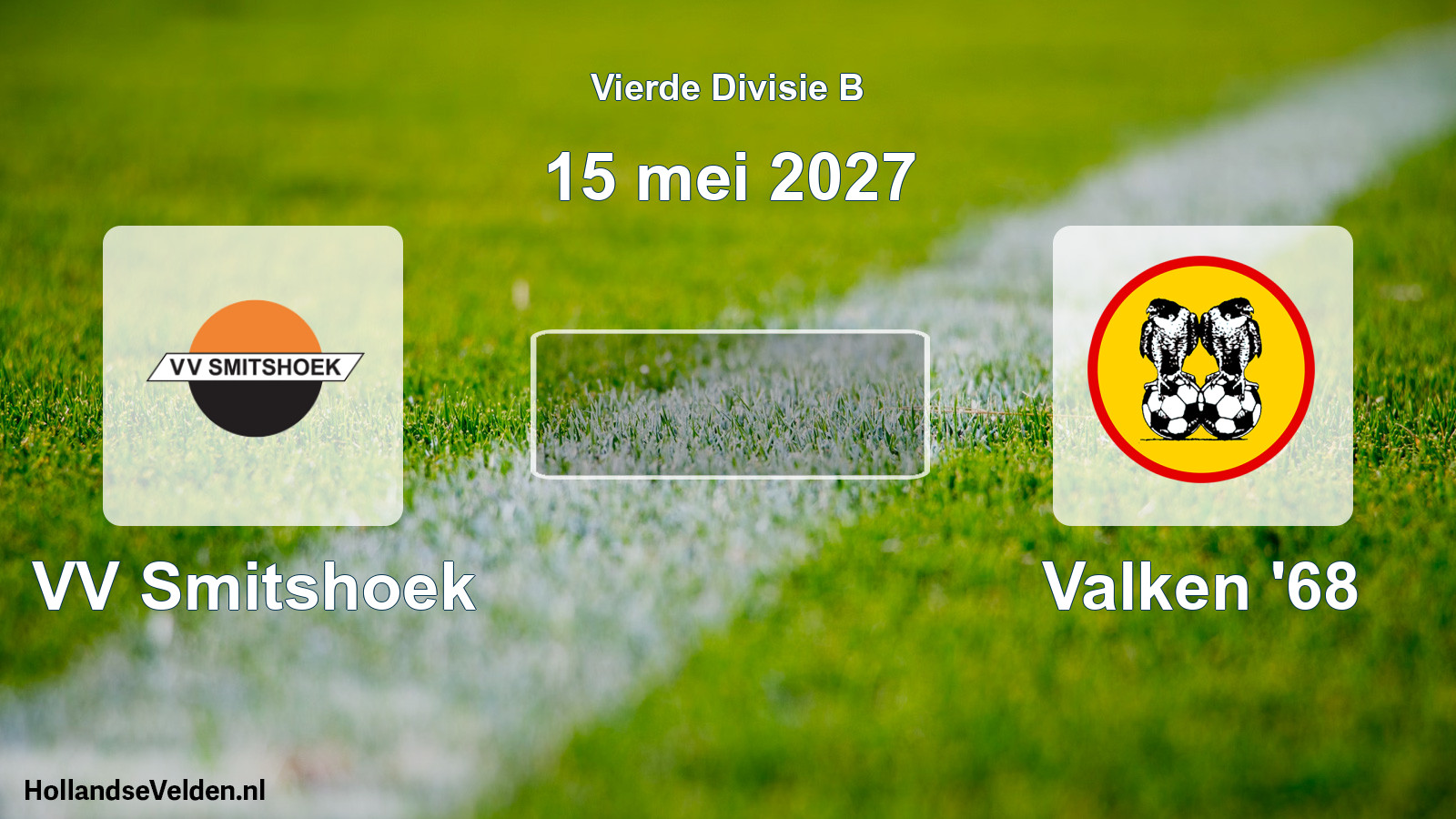 Geplande wedstrijd: VV Smitshoek - Valken '68 (15 mei 2027)