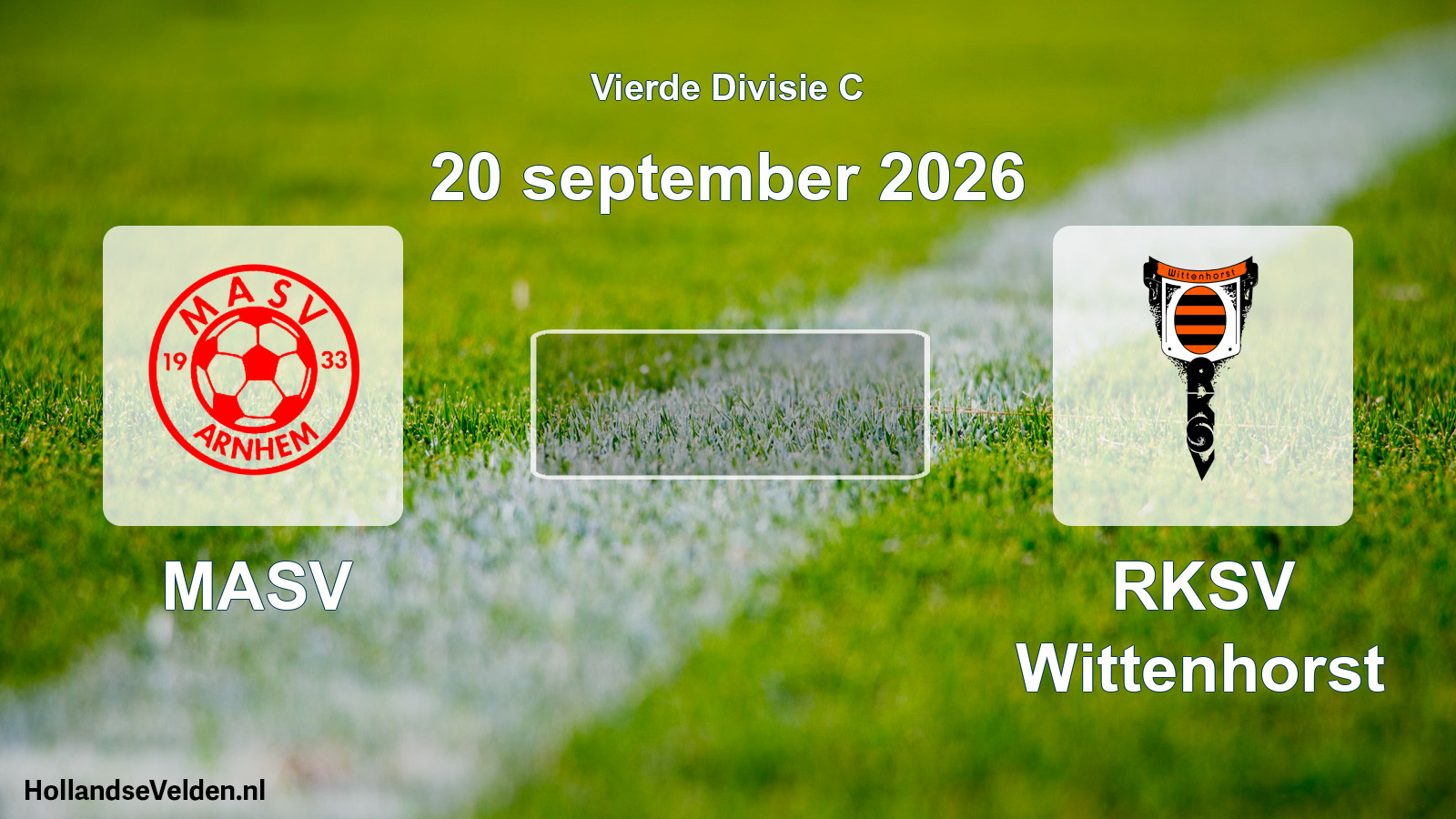 Scheduled Match: MASV - RKSV Wittenhorst (20 September 2026)
