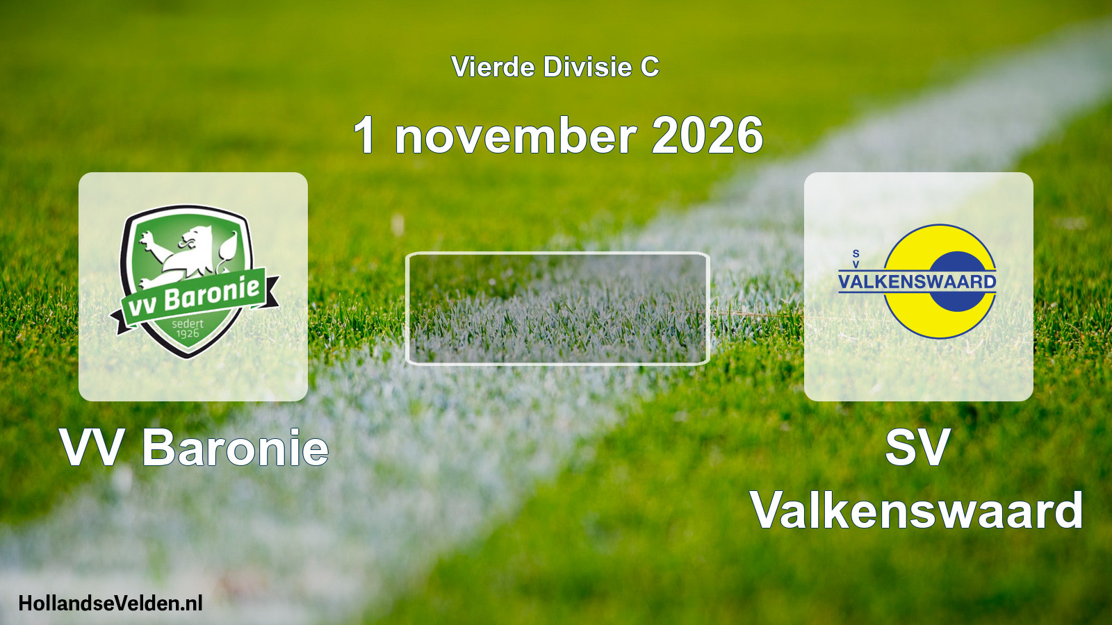 Scheduled Match: VV Baronie - SV Valkenswaard (1 November 2026)
