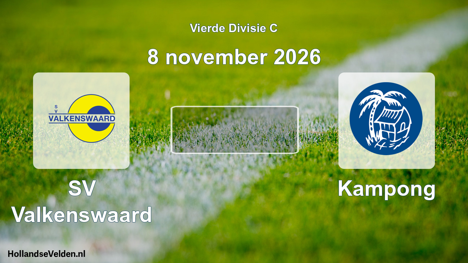 Geplande wedstrijd: SV Valkenswaard - Kampong (8 november 2026)