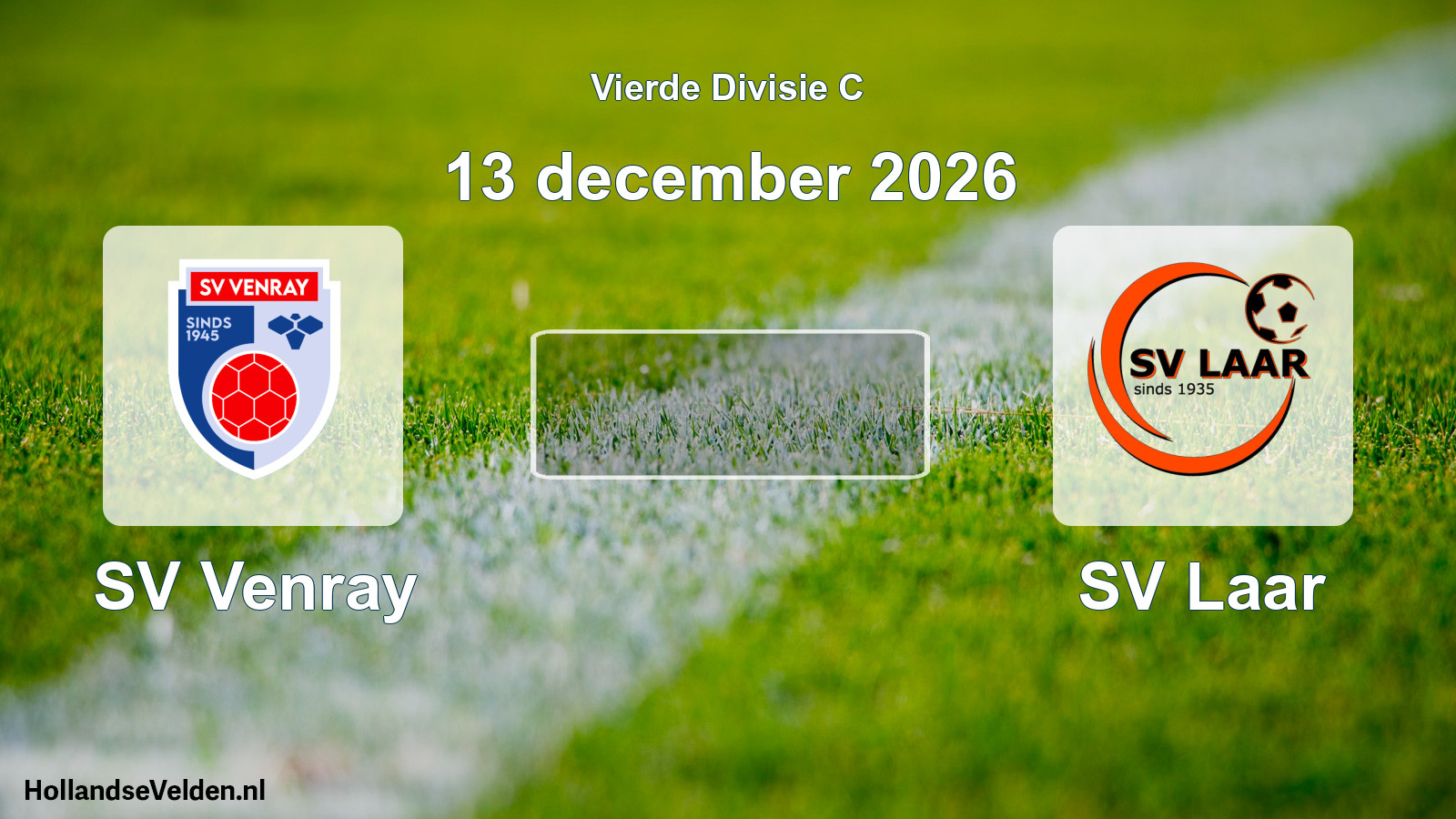 Geplande wedstrijd: SV Venray - SV Laar (13 december 2026)
