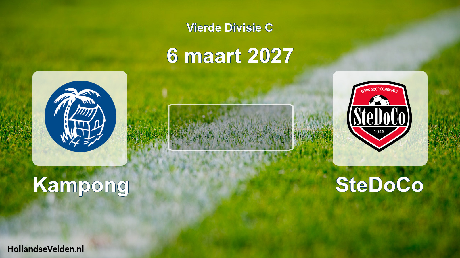 Geplande wedstrijd: Kampong - SteDoCo (6 maart 2027)