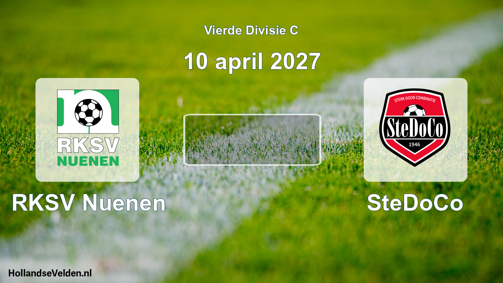 Geplande wedstrijd: RKSV Nuenen - SteDoCo (10 april 2027)