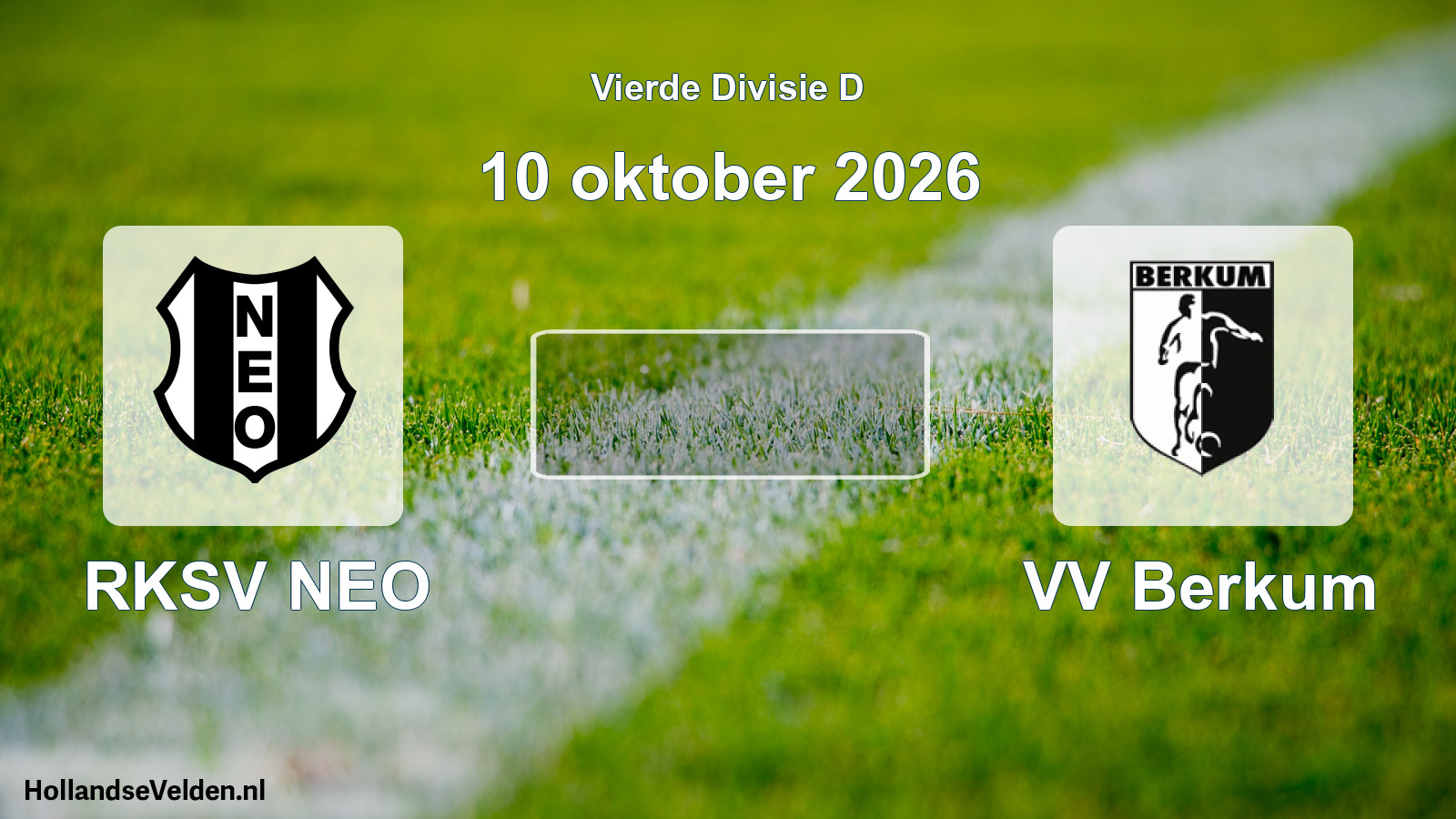 Geplande wedstrijd: RKSV NEO - VV Berkum (10 oktober 2026)