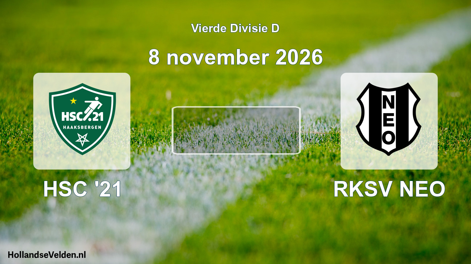 Geplande wedstrijd: HSC '21 - RKSV NEO (8 november 2026)