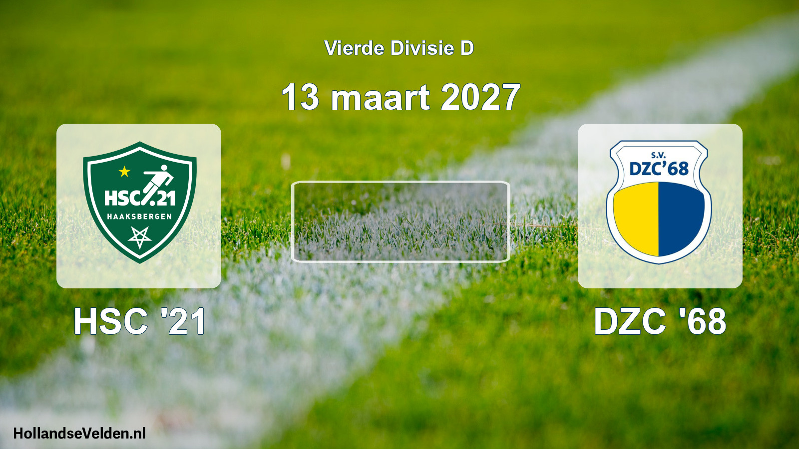 Geplande wedstrijd: HSC '21 - DZC '68 (13 maart 2027)