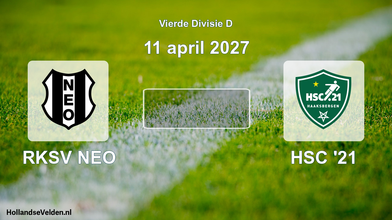 Geplande wedstrijd: RKSV NEO - HSC '21 (11 april 2027)