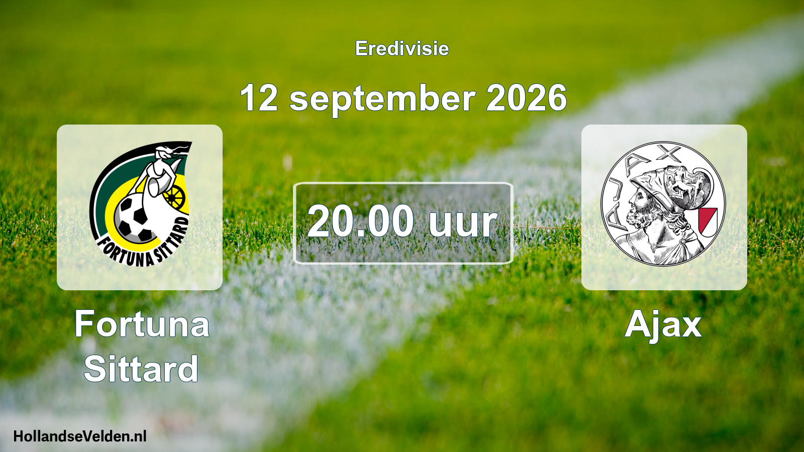 Geplande wedstrijd: Fortuna Sittard - Ajax (12 september 2026)