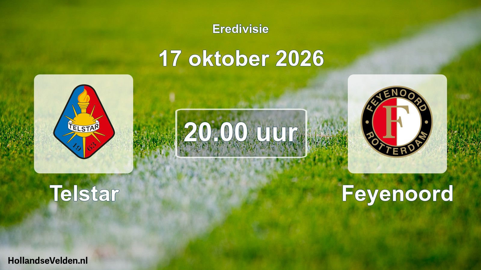 Geplande wedstrijd: Telstar - Feyenoord (17 oktober 2026)