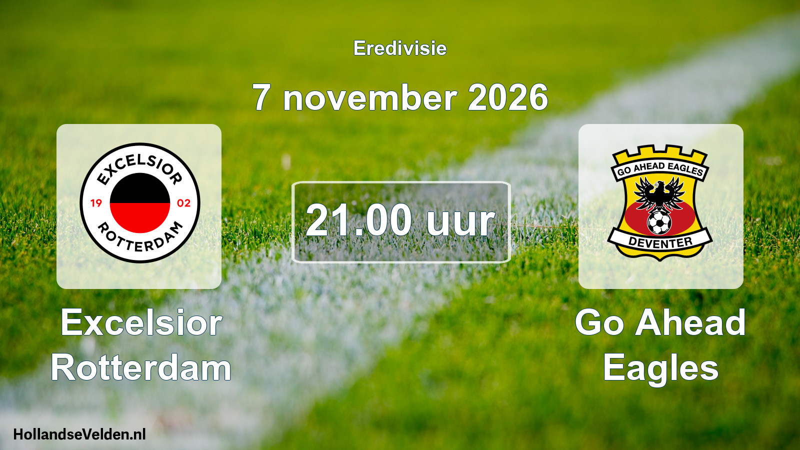 Geplande wedstrijd: Excelsior Rotterdam - Go Ahead Eagles (7 november 2026)