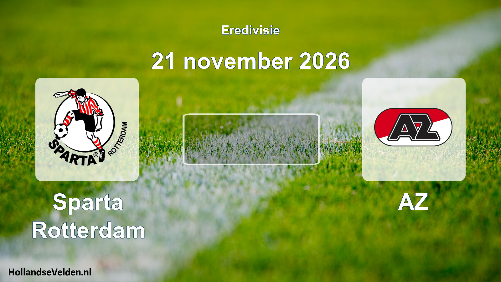 Geplande wedstrijd: Sparta Rotterdam - AZ (21 november 2026)