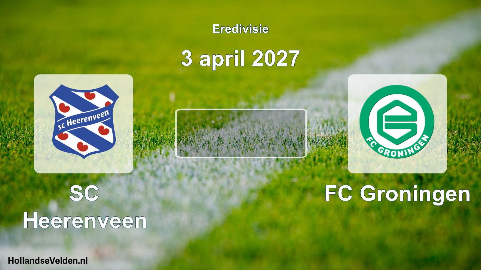 Geplande wedstrijd: SC Heerenveen - FC Groningen (3 april 2027)