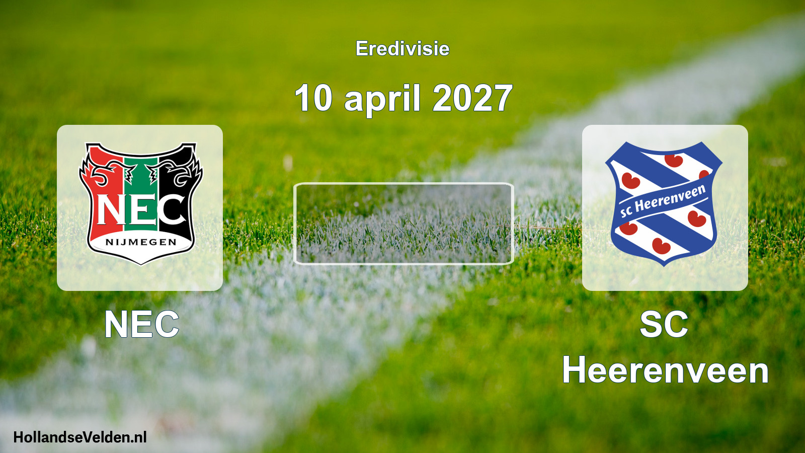 Geplande wedstrijd: NEC - SC Heerenveen (10 april 2027)