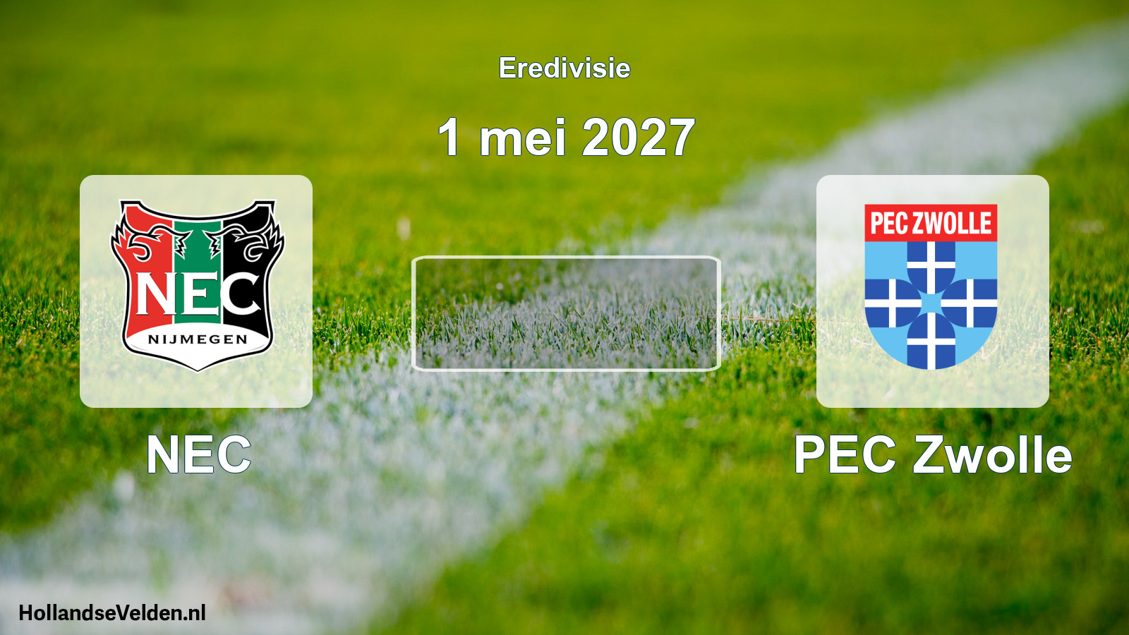 Geplande wedstrijd: NEC - PEC Zwolle (1 mei 2027)