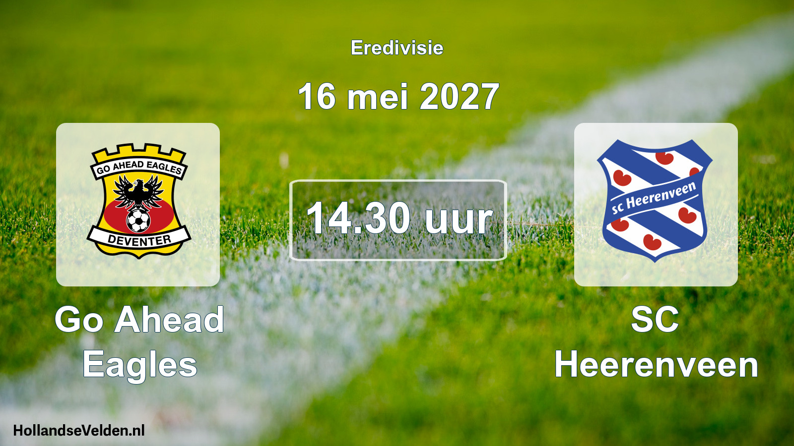 Geplande wedstrijd: Go Ahead Eagles - SC Heerenveen (16 mei 2027)