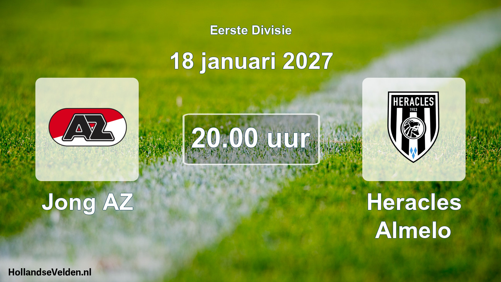 Geplande wedstrijd: Jong AZ - Heracles Almelo (18 januari 2027)