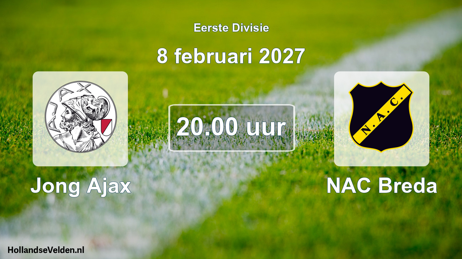 Geplande wedstrijd: Jong Ajax - NAC Breda (8 februari 2027)