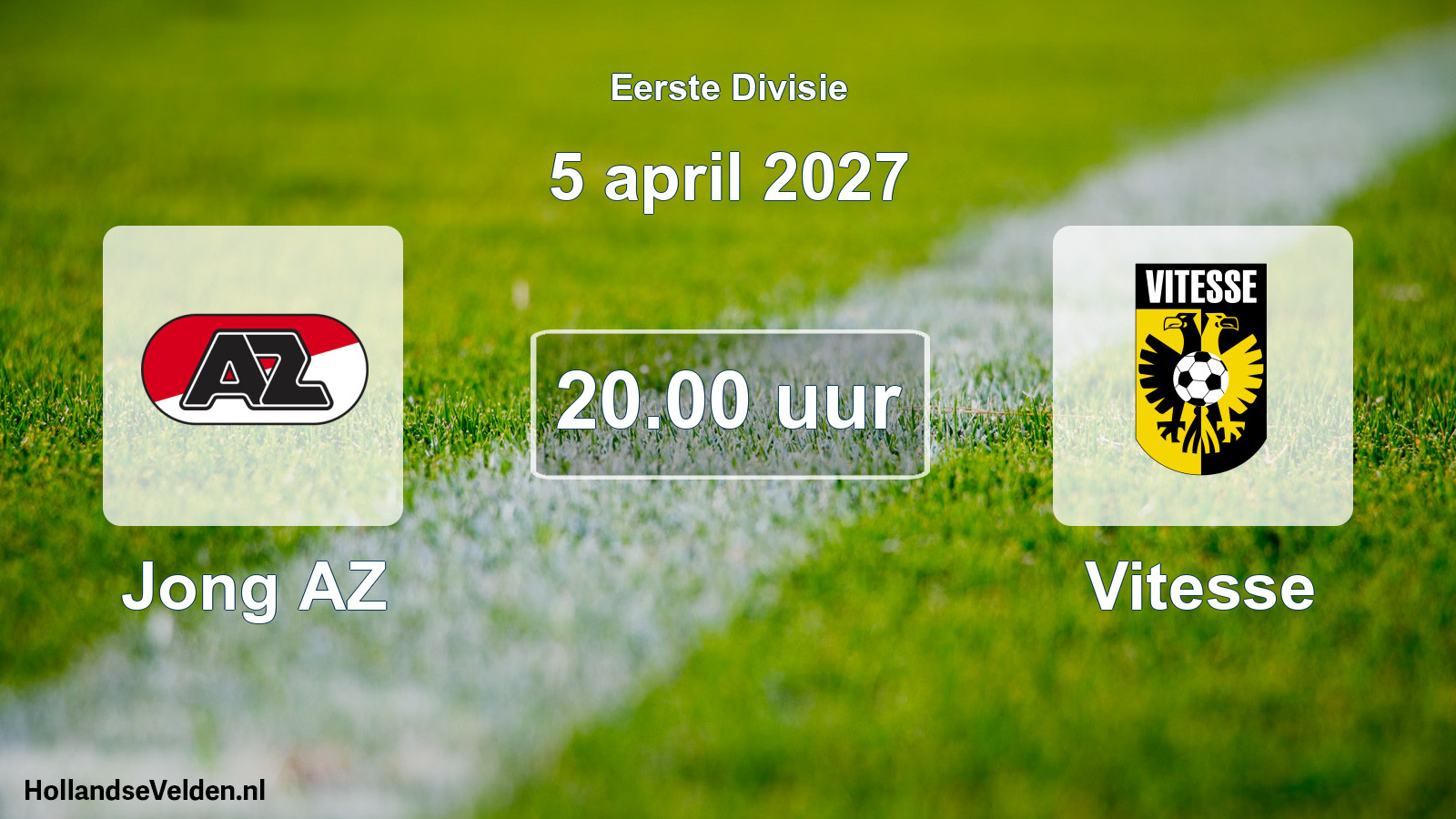 Geplande wedstrijd: Jong AZ - Vitesse (5 april 2027)