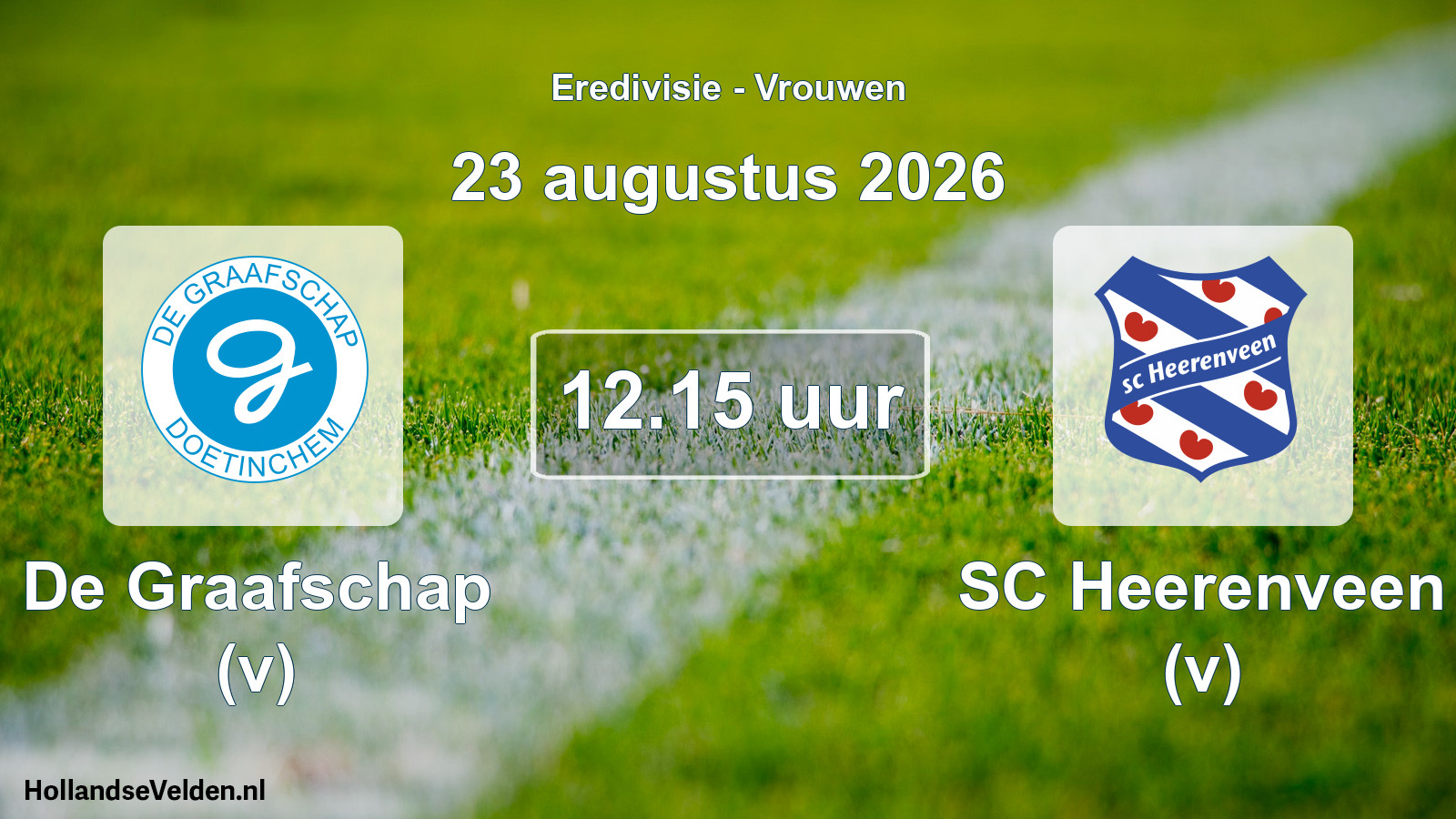 Scheduled Match: De Graafschap (v) - SC Heerenveen (v) (23 August 2026)