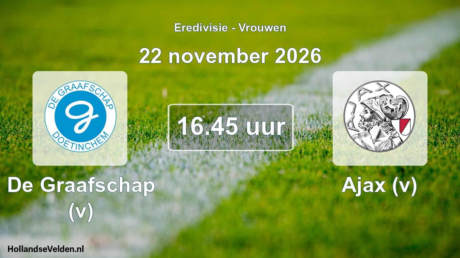 Scheduled Match: De Graafschap (v) - Ajax (v) (22 November 2026)