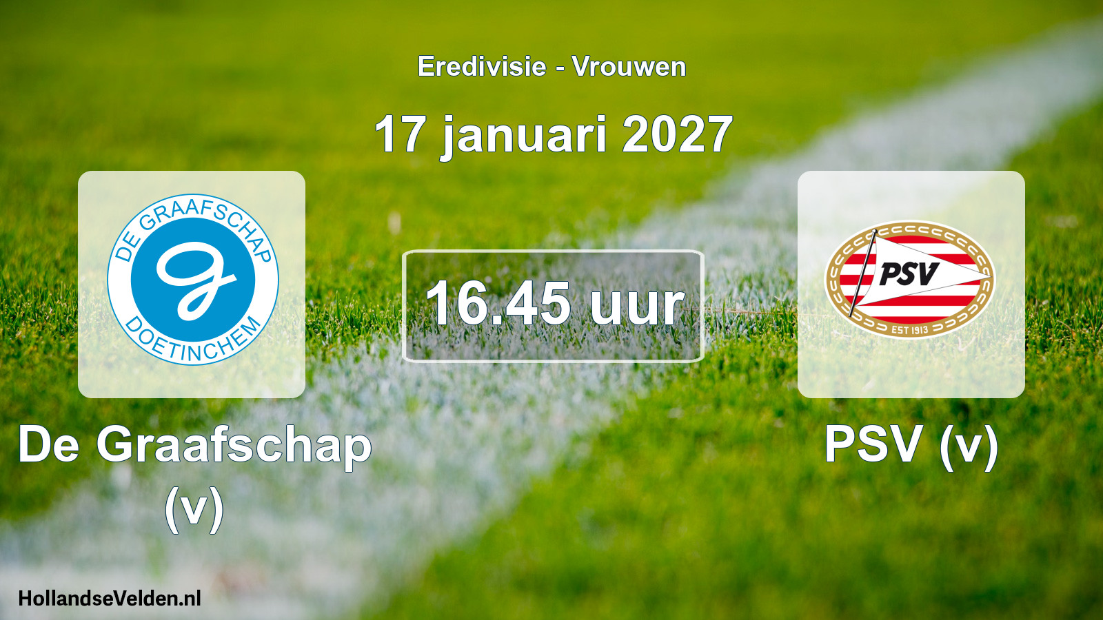 Scheduled Match: De Graafschap (v) - PSV (v) (17 January 2027)