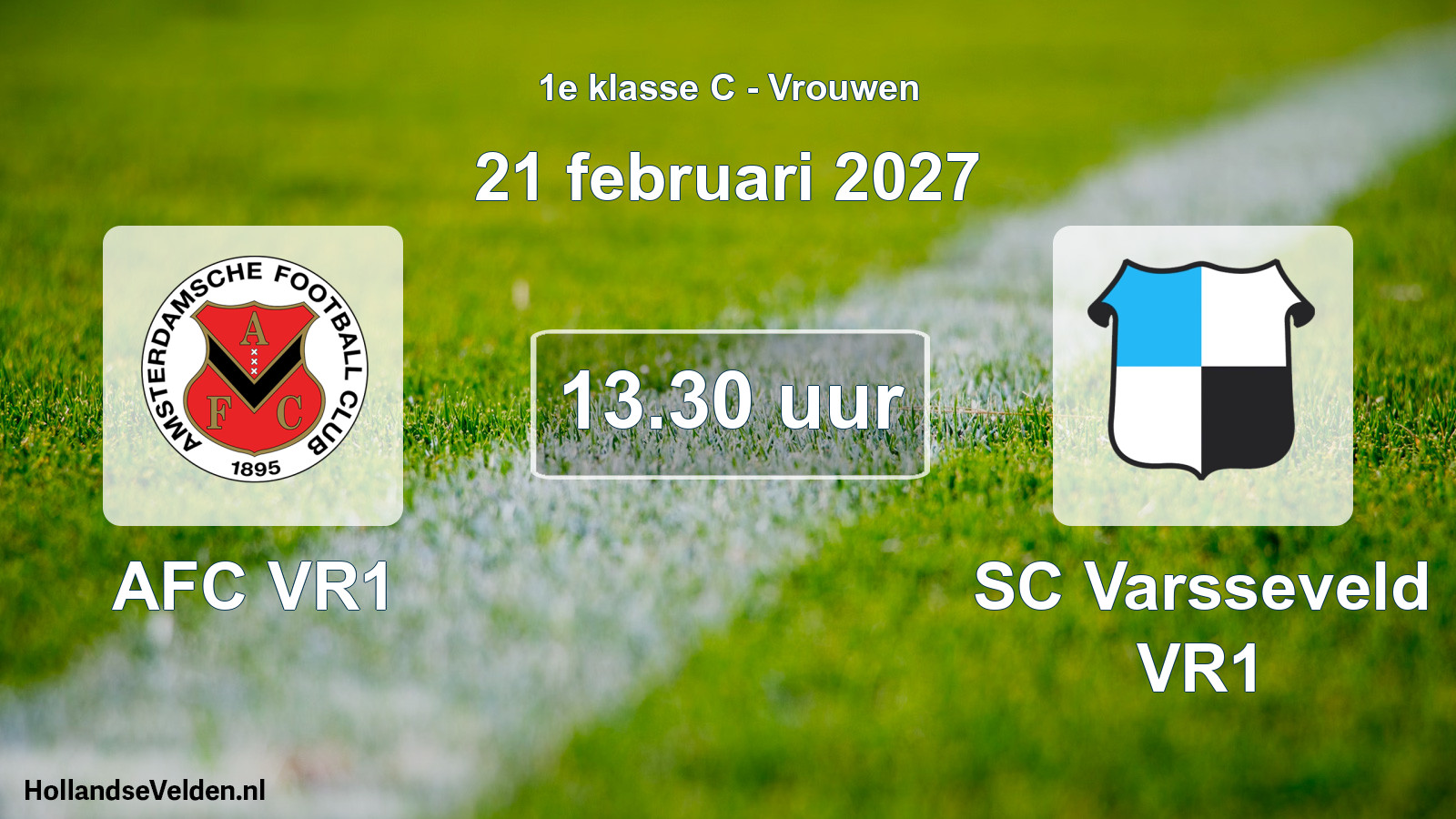 Geplande wedstrijd: AFC VR1 - SC Varsseveld VR1 (21 februari 2027)