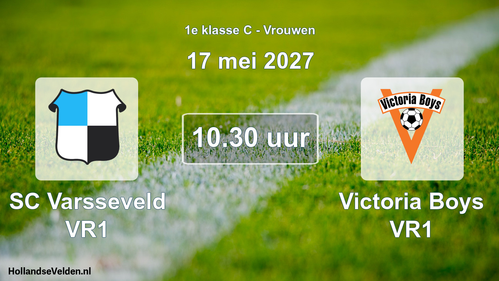 Geplande wedstrijd: SC Varsseveld VR1 - Victoria Boys VR1 (17 mei 2027)