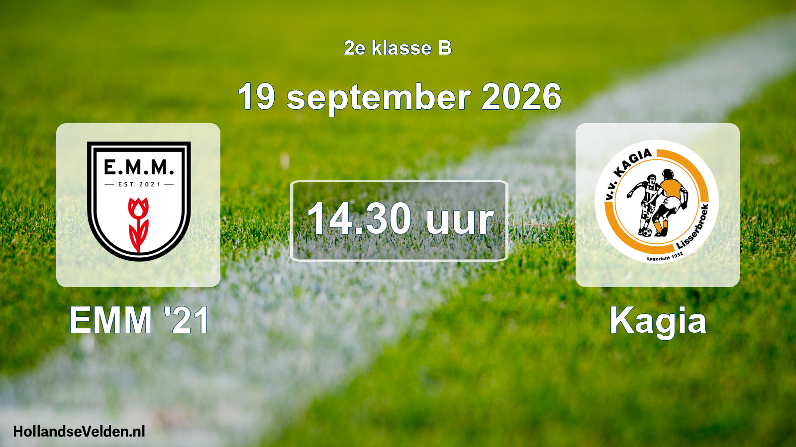 Geplande wedstrijd: EMM '21 - Kagia (19 september 2026)