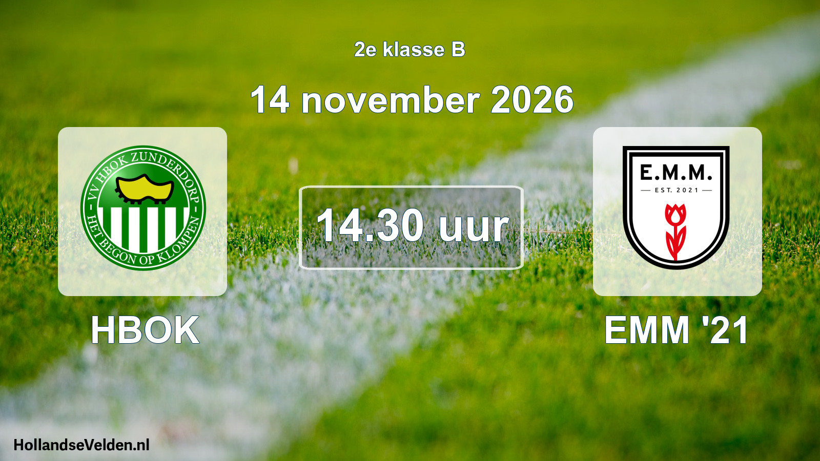 Geplande wedstrijd: HBOK - EMM '21 (14 november 2026)