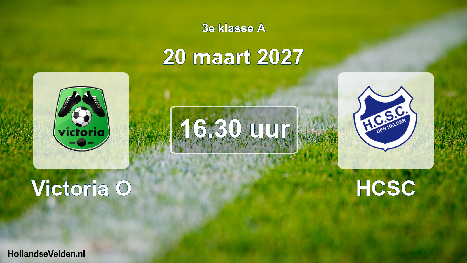 Geplande wedstrijd: Victoria O - HCSC (20 maart 2027)