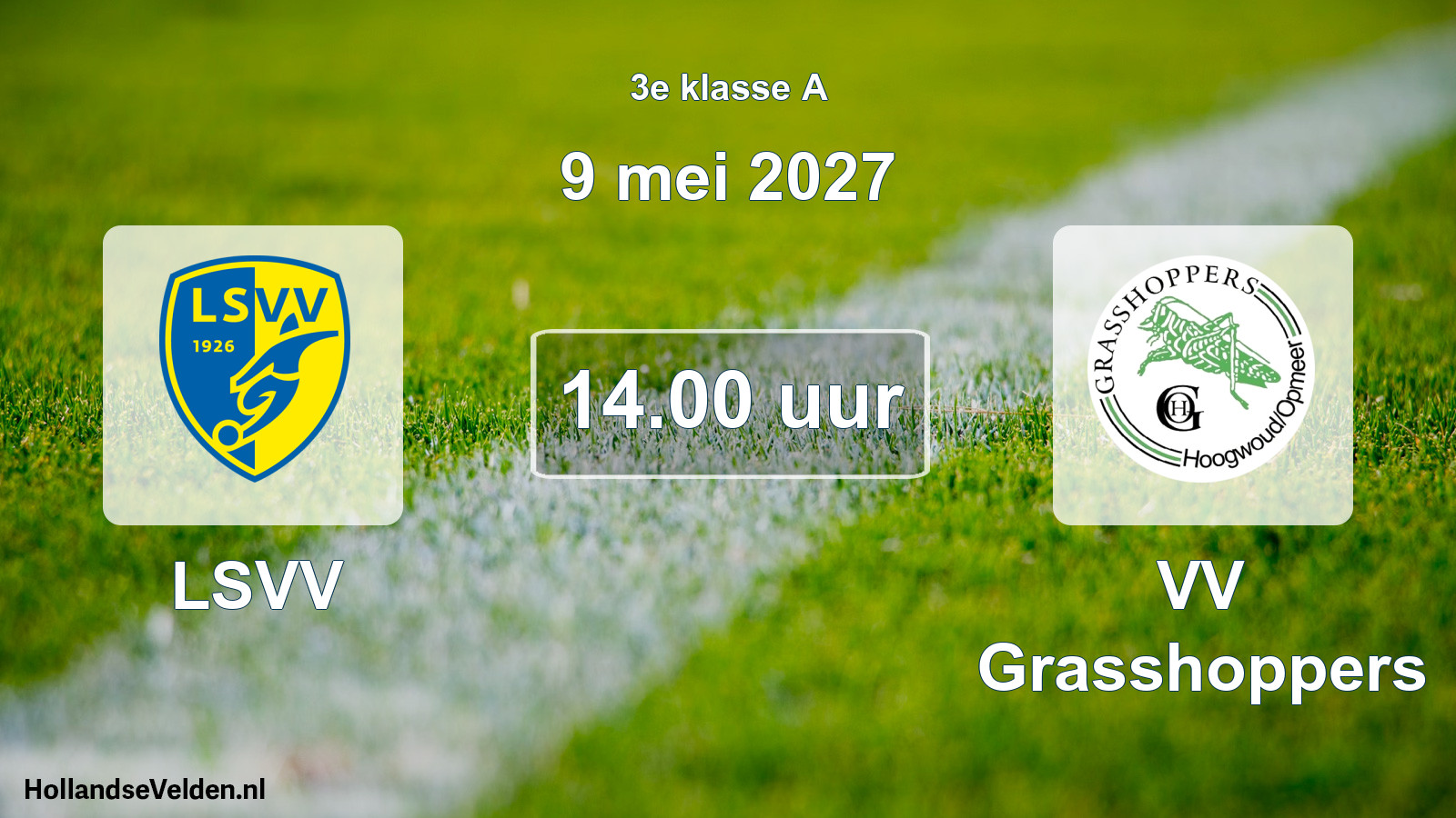 Geplande wedstrijd: LSVV - VV Grasshoppers (9 mei 2027)