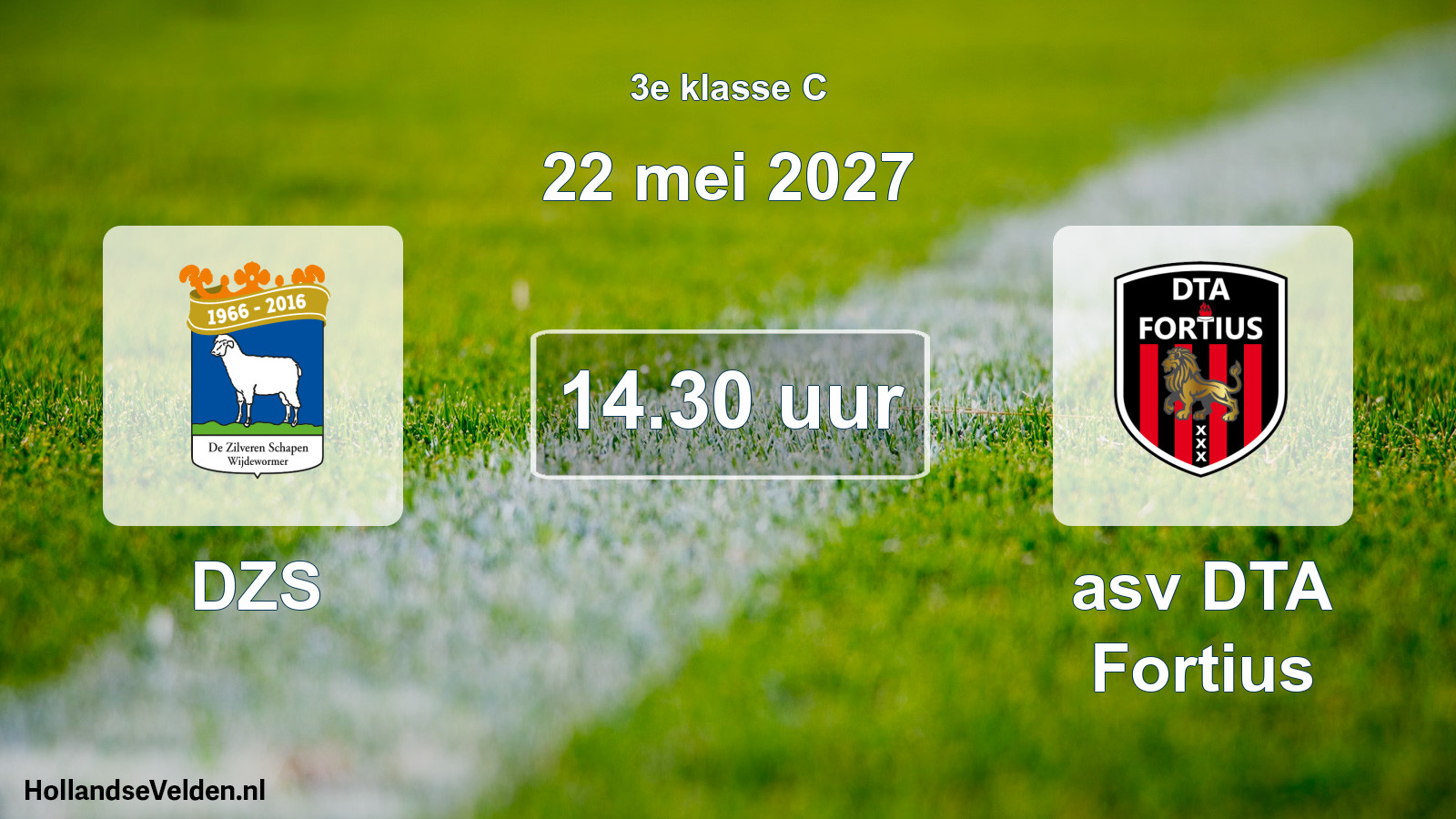 Geplande wedstrijd: DZS - asv DTA Fortius (22 mei 2027)