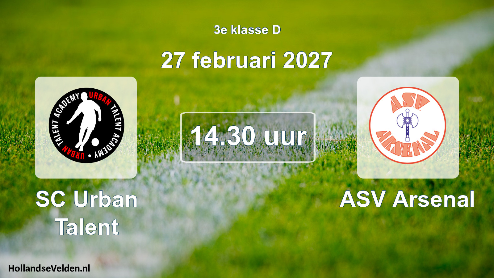 Scheduled Match: SC Urban Talent - ASV Arsenal (27 February 2027)