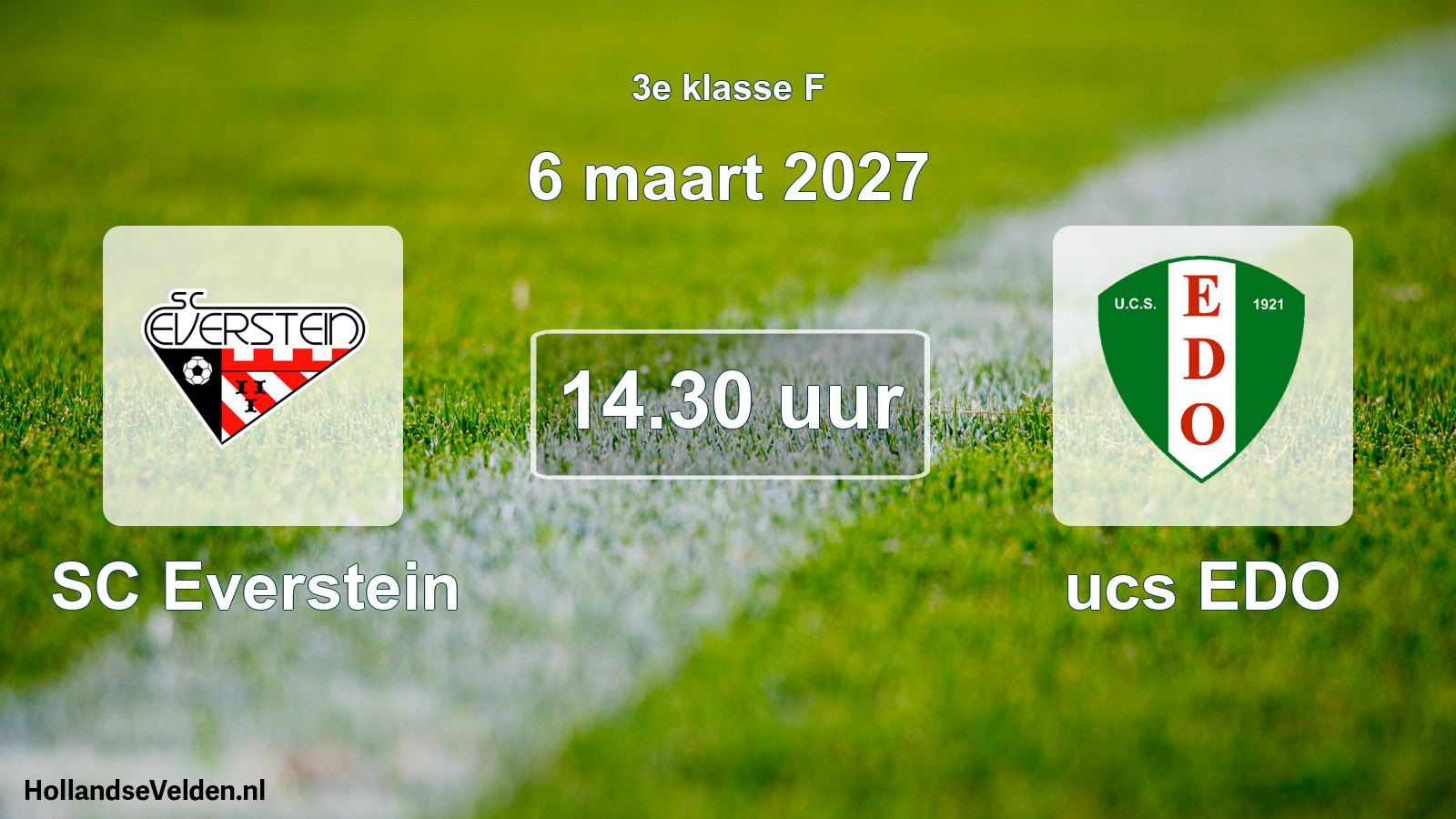 Scheduled Match: SC Everstein - ucs EDO (6 March 2027)