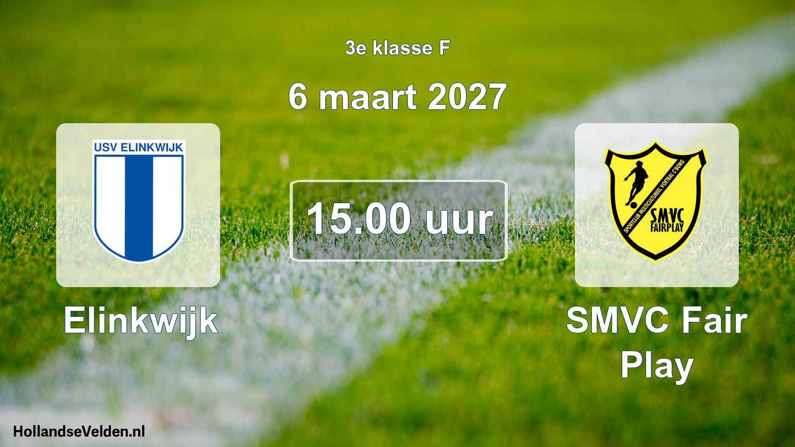 Geplande wedstrijd: Elinkwijk - SMVC Fair Play (6 maart 2027)