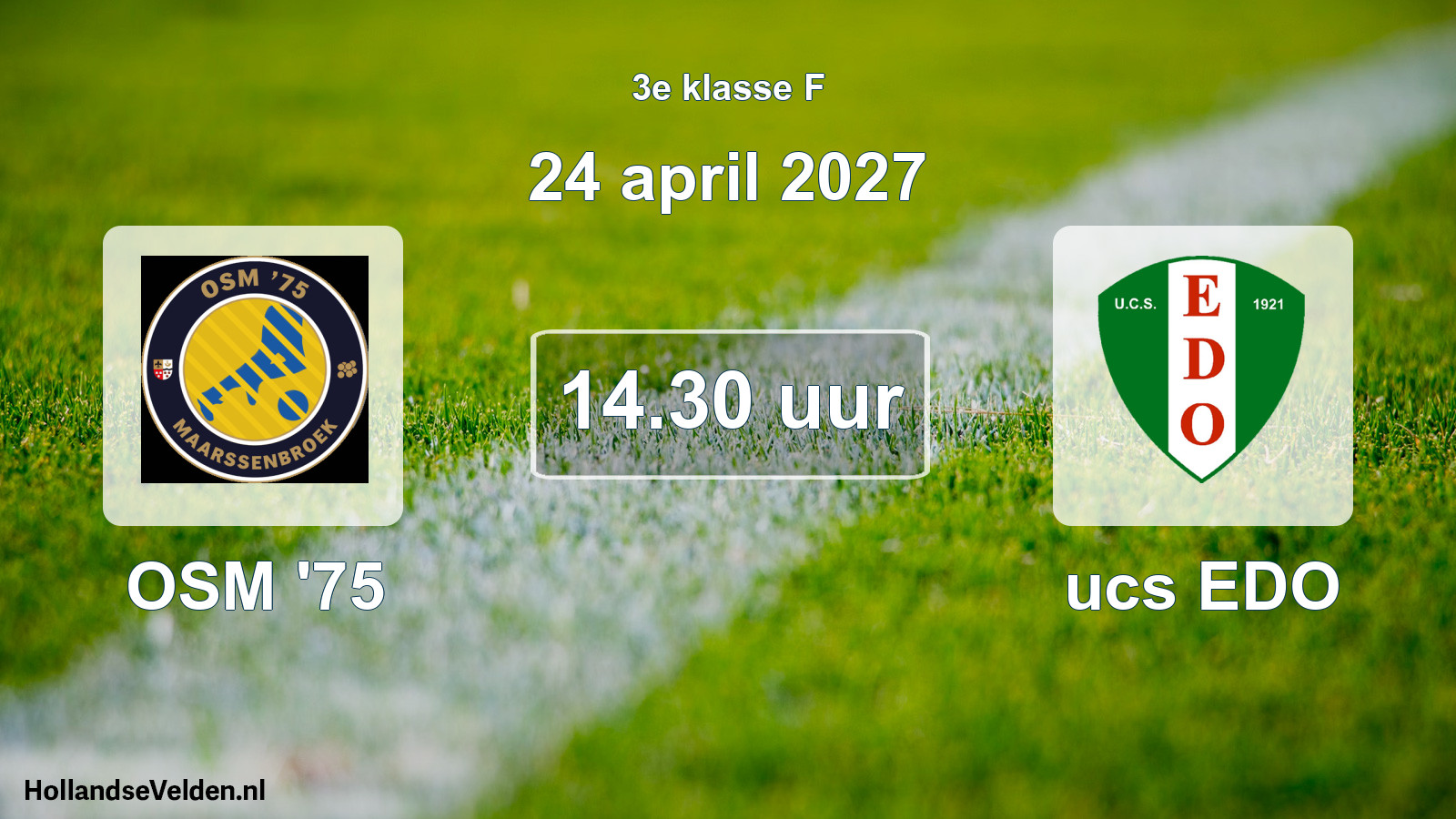 Scheduled Match: OSM '75 - ucs EDO (24 April 2027)