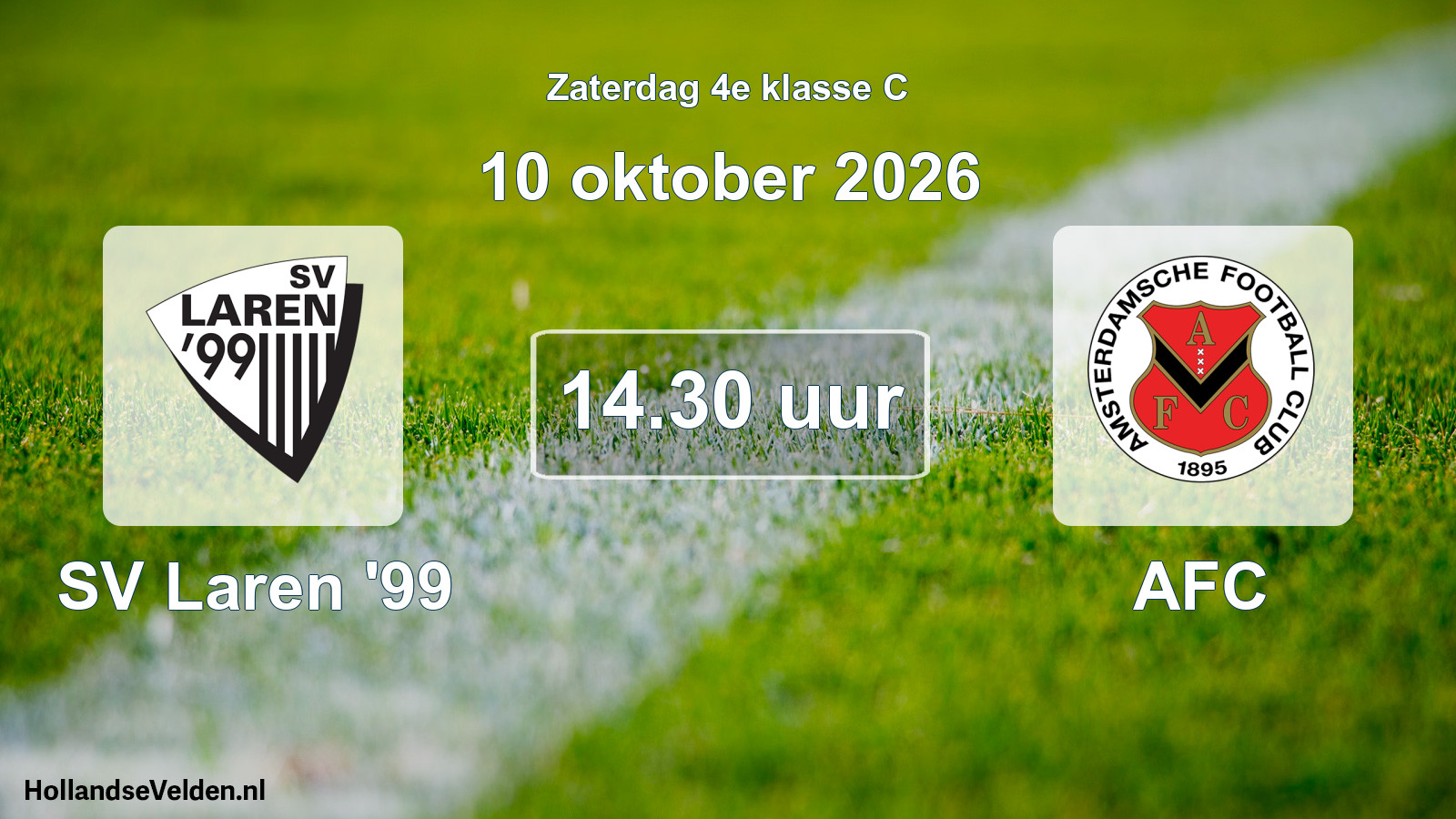 Scheduled Match: SV Laren '99 - AFC (10 October 2026)