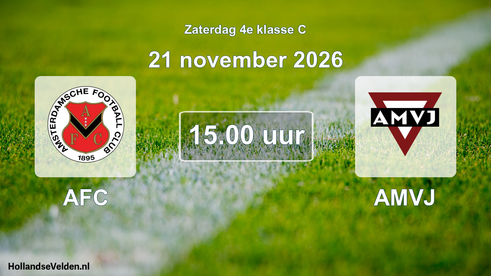 Scheduled Match: AFC - AMVJ (21 November 2026)