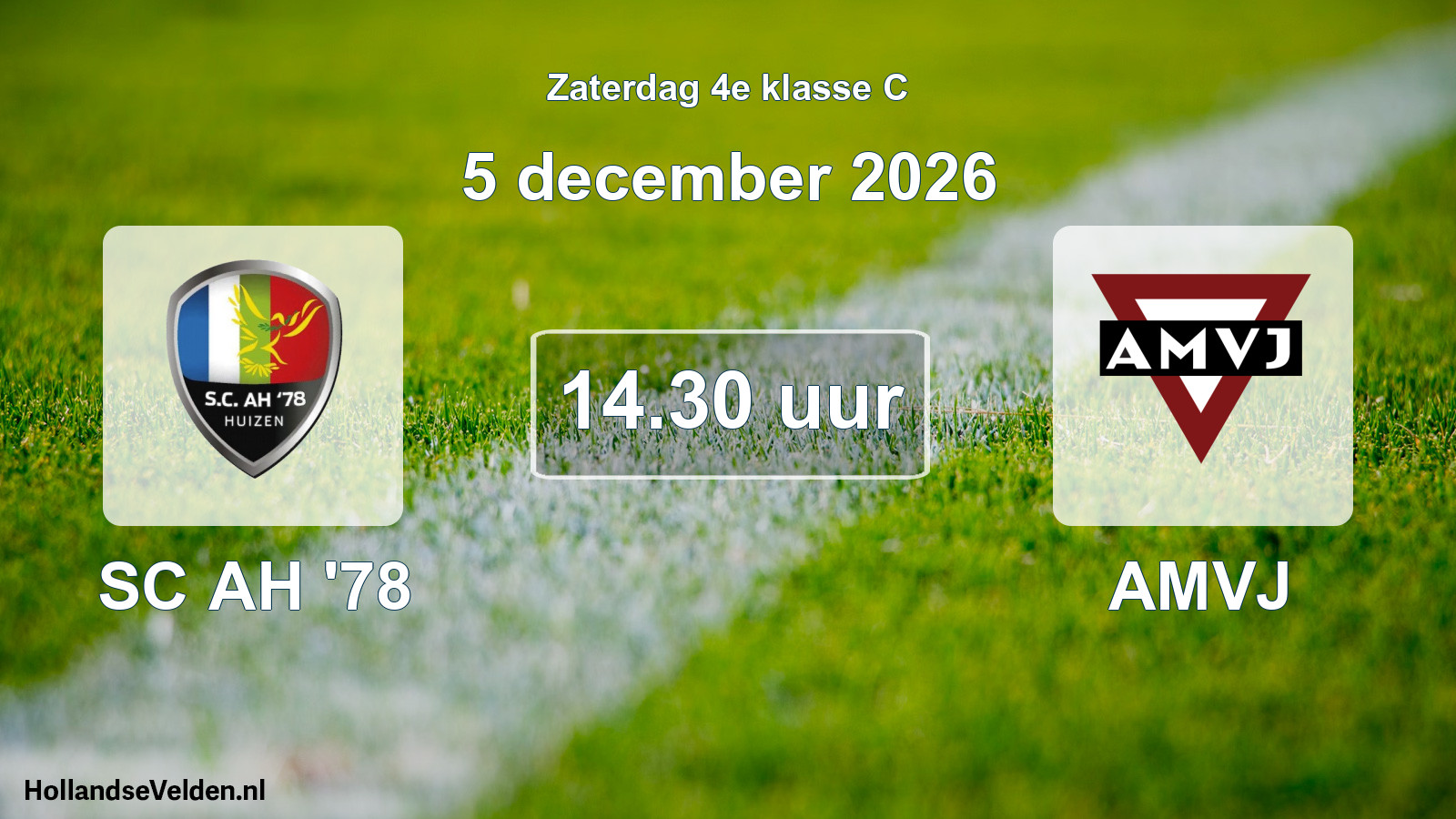 Scheduled Match: SC AH '78 - AMVJ (5 December 2026)