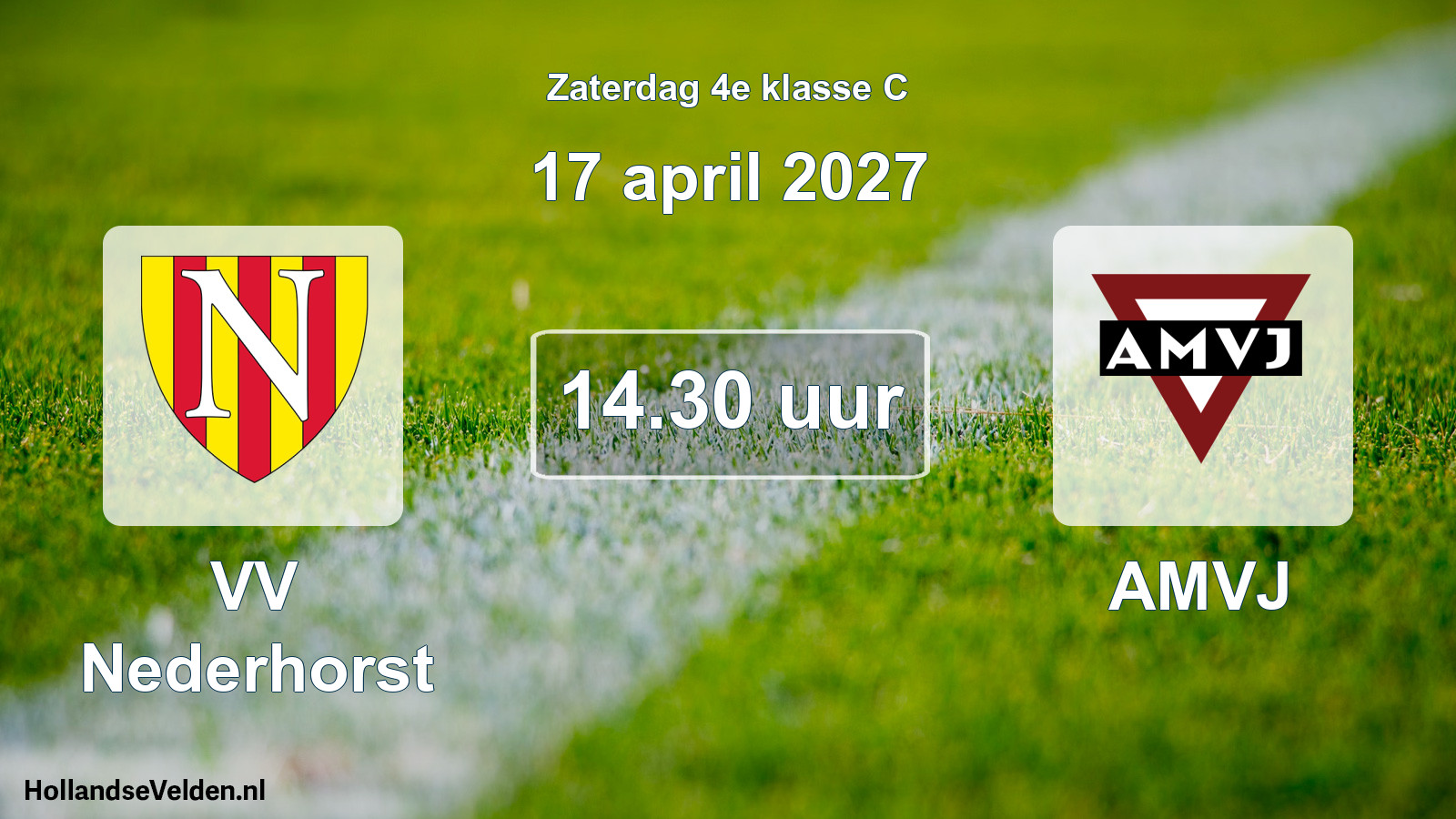 Scheduled Match: VV Nederhorst - AMVJ (17 April 2027)