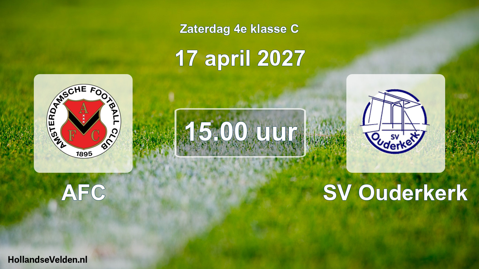 Scheduled Match: AFC - SV Ouderkerk (17 April 2027)