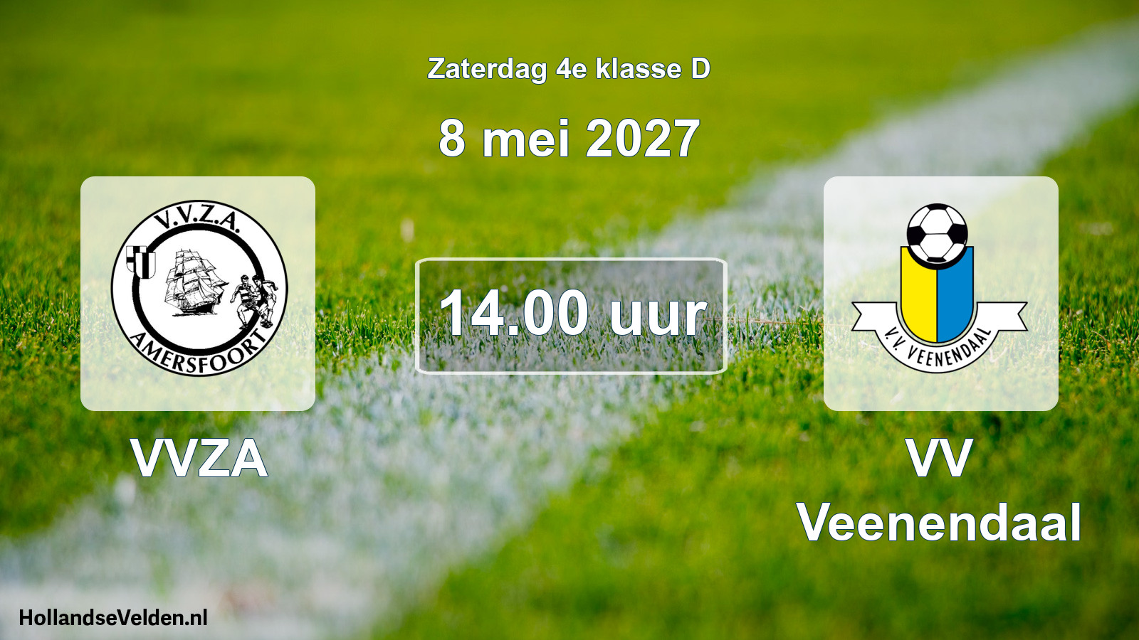 Scheduled Match: VVZA - VV Veenendaal (8 May 2027)