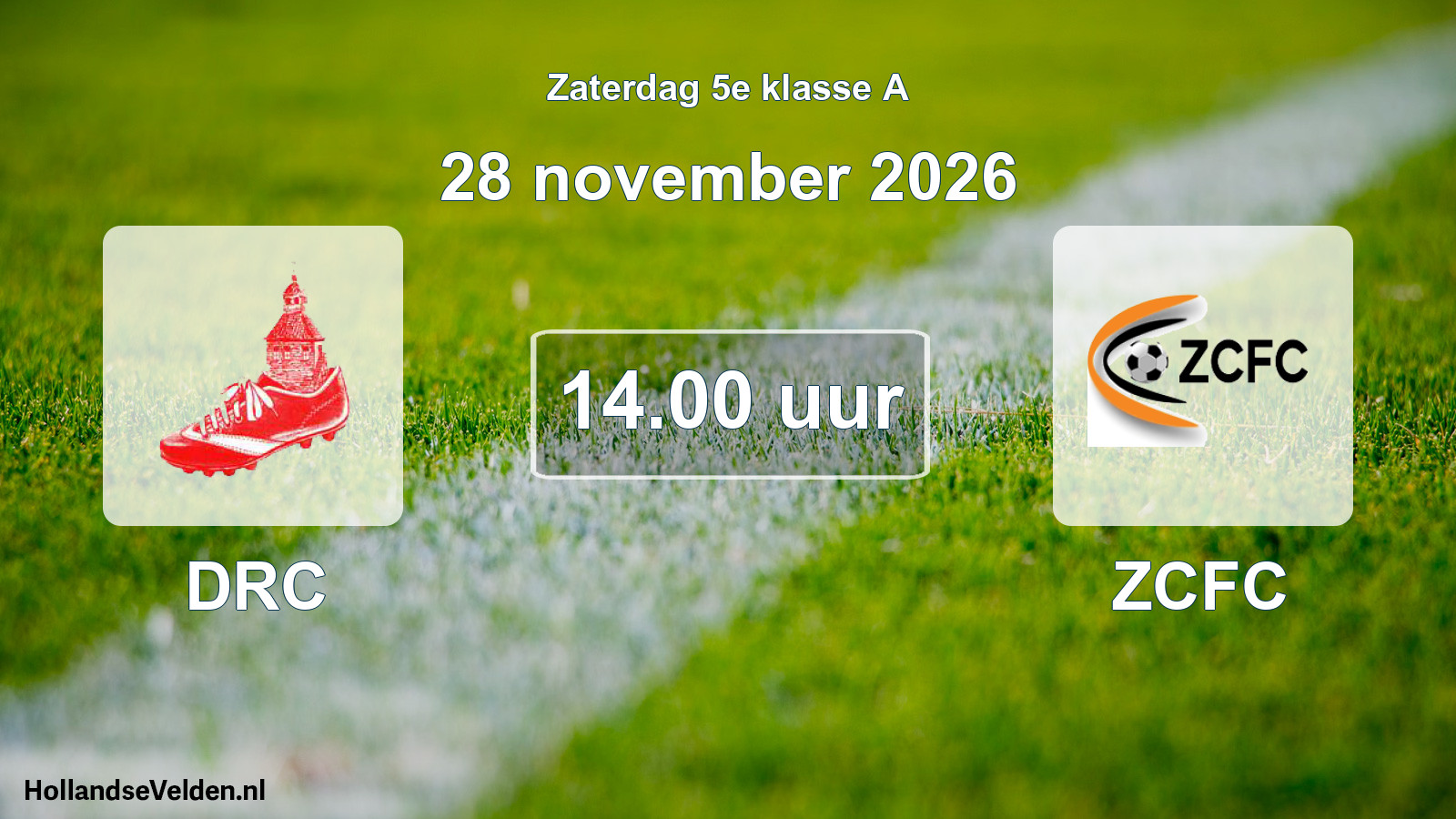 Scheduled Match: DRC - ZCFC (28 November 2026)