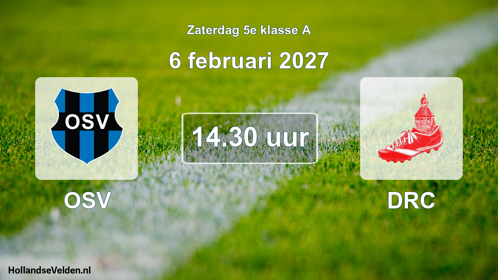 Scheduled Match: OSV - DRC (6 February 2027)