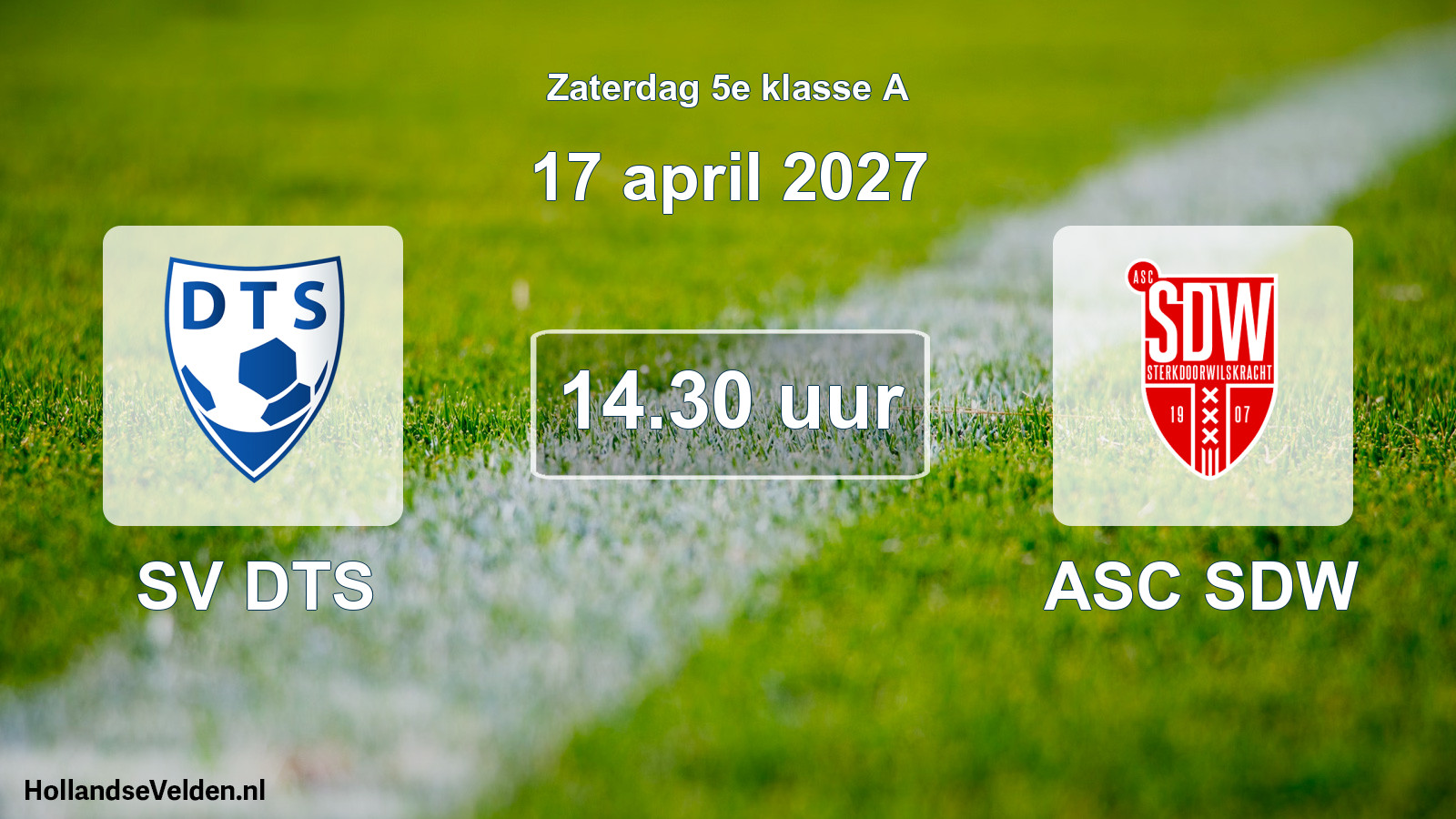 Scheduled Match: SV DTS - ASC SDW (17 April 2027)
