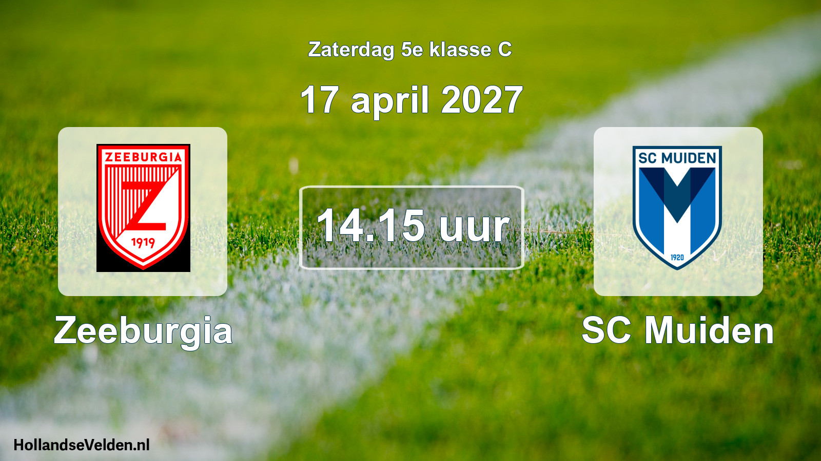 Scheduled Match: Zeeburgia - SC Muiden (17 April 2027)