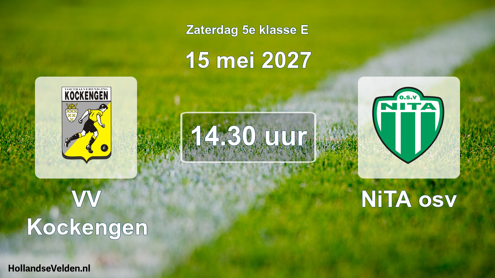 Geplande wedstrijd: VV Kockengen - NiTA osv (15 mei 2027)